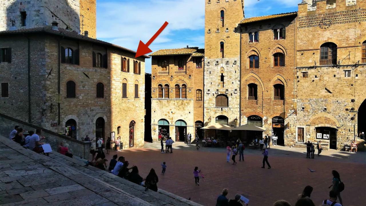 Sangi Studio Apartment - With Amazing View Of The Duomo San Gimignano Exteriér fotografie